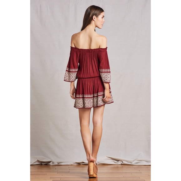 Tularosa Fiona Dress Mulled Wine Size XS NWT - Picture 12 of 13